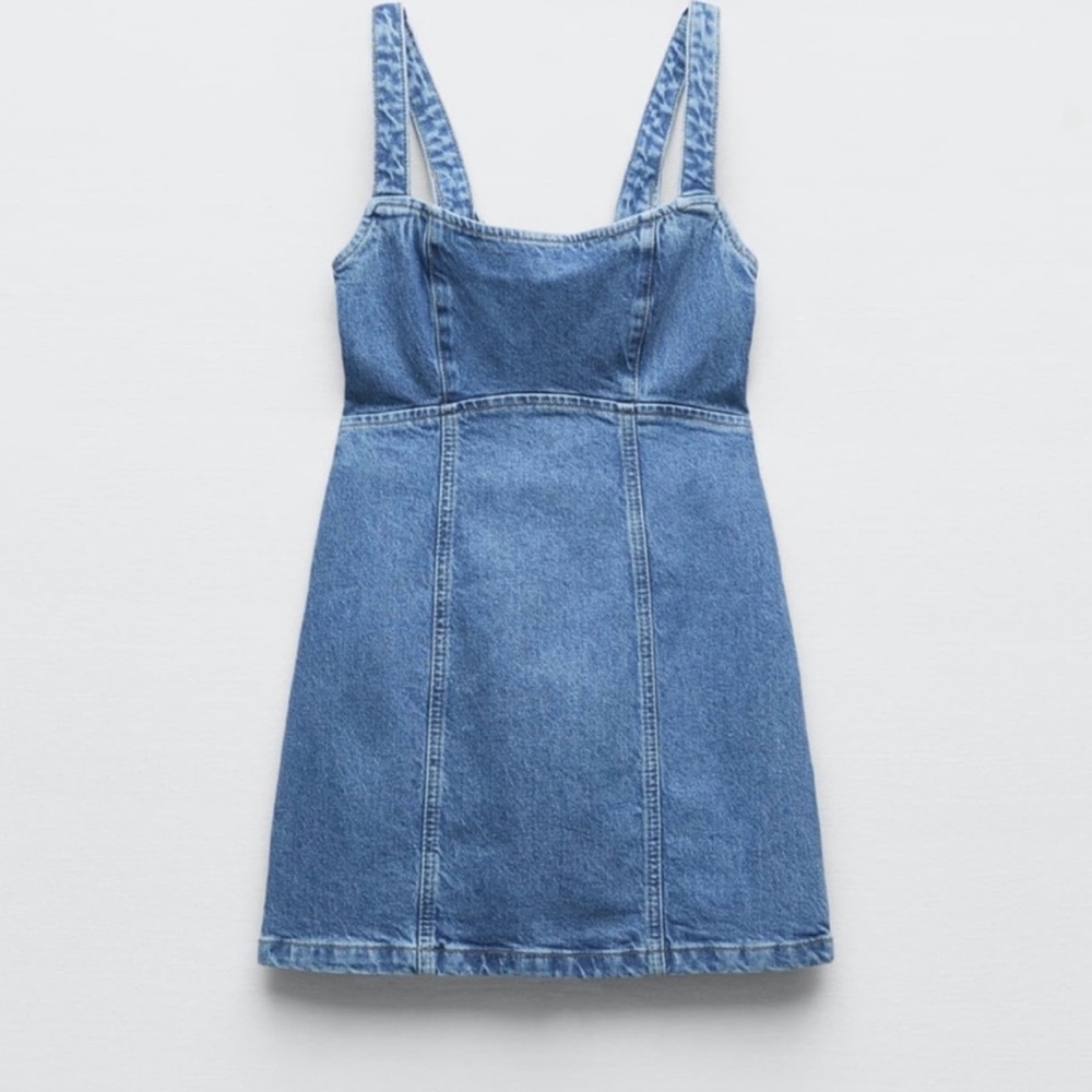 Blue Denim Mini Dress